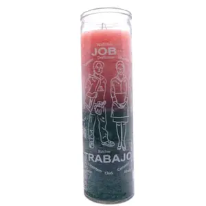 7 Day Job Pink Green Candle 7 Day Job Pink Green Candle