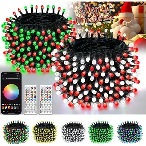Smart Color Changing Christmas String Lights, 2Pack 164FT 400LED App Control RGB LED String Lights with Remote & Timer, Waterproof Twinkle Christmas Tree Lights Indoor Outdoor Holiday Xmas Tree Decor