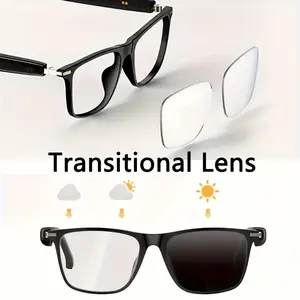 AI smart glasses - wearable video recording function, an essential choice for exploration and travel, equipped with Bluetooth wireless connection and convenient online translation function