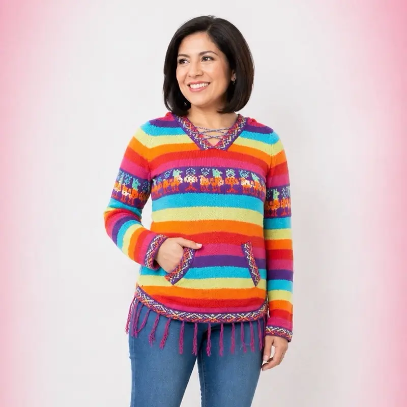 Sueter Peruano $35 Artesanal handmade with alpaca - Lightweight & Easy to Style for Everyday Wear