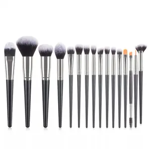 Makeup is mylife 16 Piece Brush Set Flawless Makeup Blend Cosmetic Tools Cruelty-Free US Made Precision Application