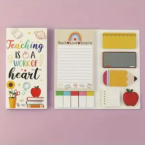 550 Sheets Sticky Notes Set, Colorful Self-Adhesive Memo Pads, Student Planner Stickers, Office Supplies, Perfect Gift for Holidays
