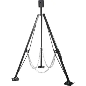 Pin Adjustable Tripod 5th Wheel Stabilizer, Fifth Stabilizer Tripod Jack with 5000 lbs Load, Reduce Side-to-Side Movement of RV