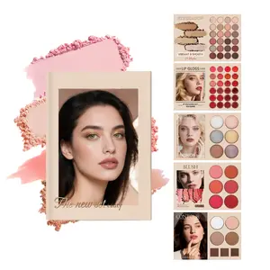Multicolor Eyeshadow Palette - High-Pigment Pearl, Glitter & Matte Sequins, 24+24+6+6+7 Set with Lipsticks, Highlighters, Blush, Beauty Products for Stage Use, Ideal Gifts for Women makeup book