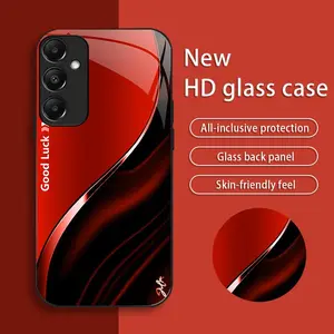 Premium Rugged Case for Galaxy A16/A15/A14/A13/A12/A03S/A54/A53/A52/A51/A52/A35/A32/A23/A71/Note9/Note10/Note20/Plus/Ultra Sleek Silk Gradient Design with Reinforced Drop Proof Protection & Ultra Wear Resistant Glass Cover-888