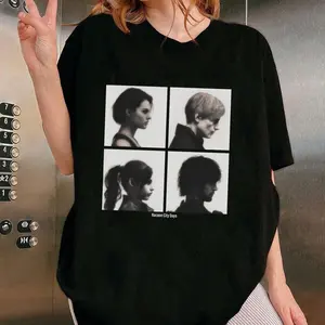 Zombie City Survivors Graphic TShirt Sweatshirt, 90s Survival Horror Band Style Hoodie