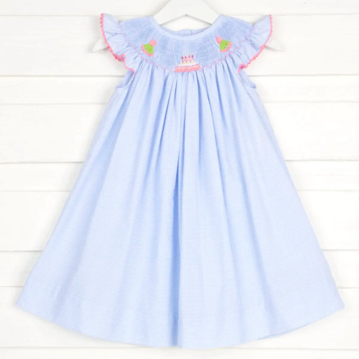 birthday smocked dress Kids Girl Birthday Sweet Treats Dress Beloved Birthday Smocked Dress Marie Nicole XXXXL(8yrs) main image 0