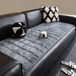 Modern Minimalist Anti-Slip Sofa Cover, Pet-Friendly Washable Polyester Fabric, Fits Single to Four-Seat Sofas, Ideal for Living Room Office Bedroom Decor