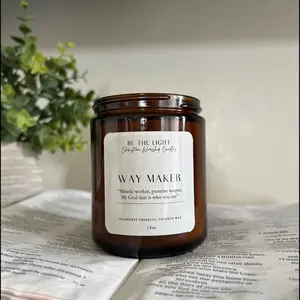 Way Maker Christian Worship Candle
