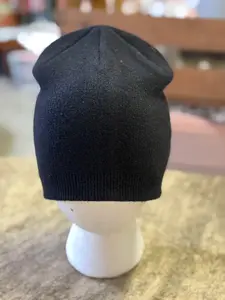 Black and Black and Yellow Blank Stocking Hats
