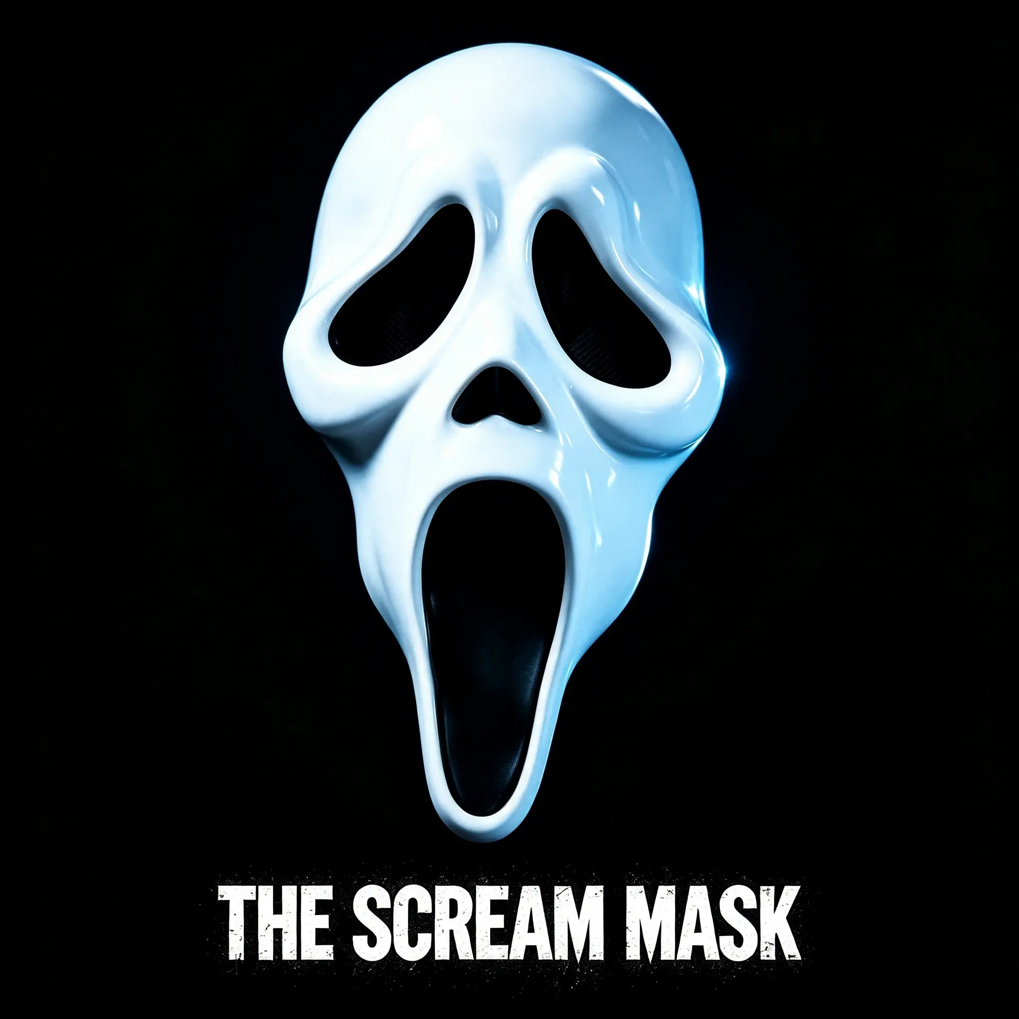 The Scream Mask - Iconic Horror Movie Prop for Halloween Decorations and Costume Parties