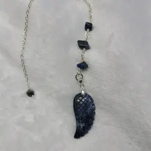 Sodalite Angel Wing Pendulum