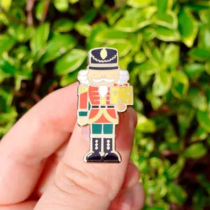 Nutcracker Holiday Premium Enamel Pin