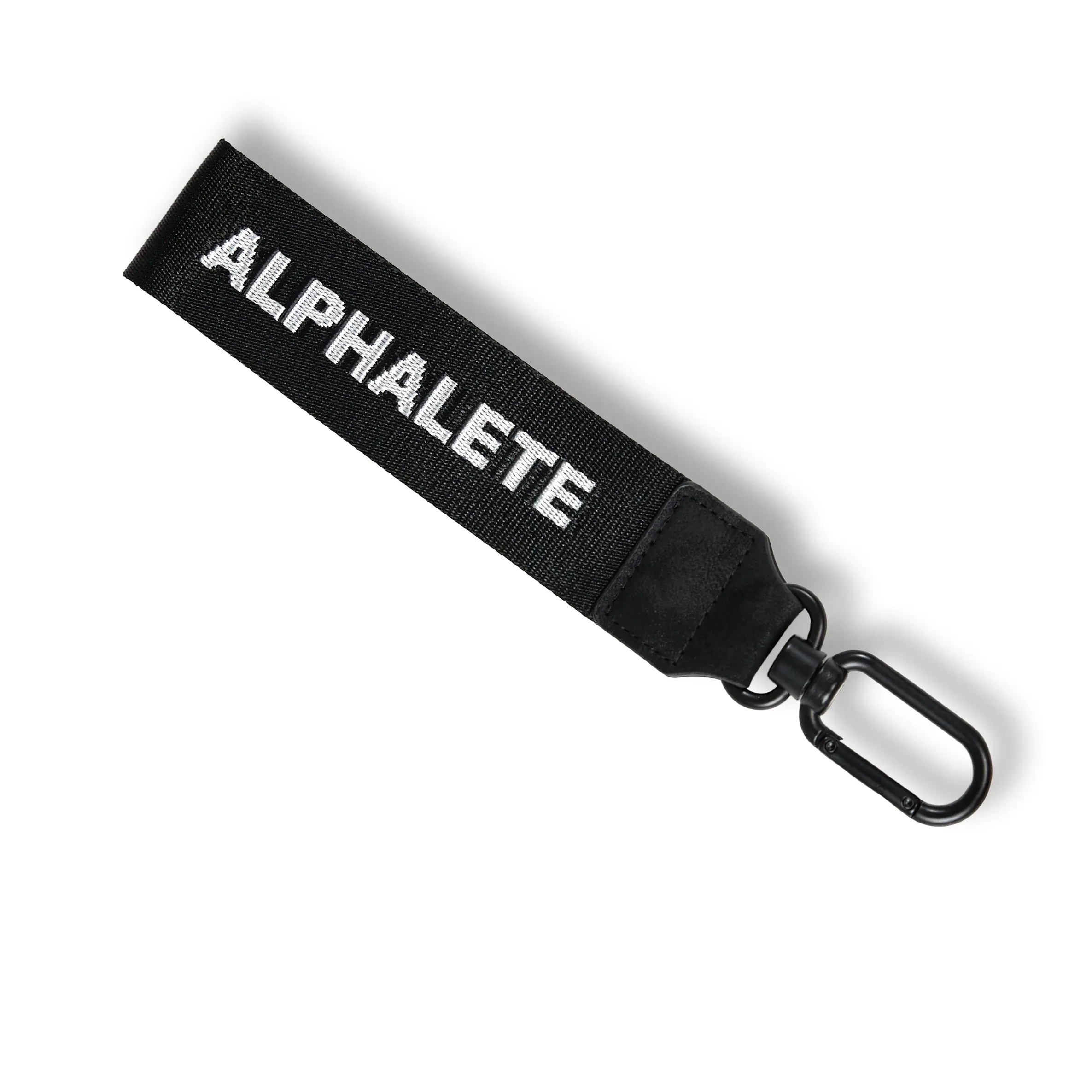 Alphalete Unisex Alpha Key Chain Keychain - Black, Webbing Key Strap, Everyday Accessory, Gift Idea