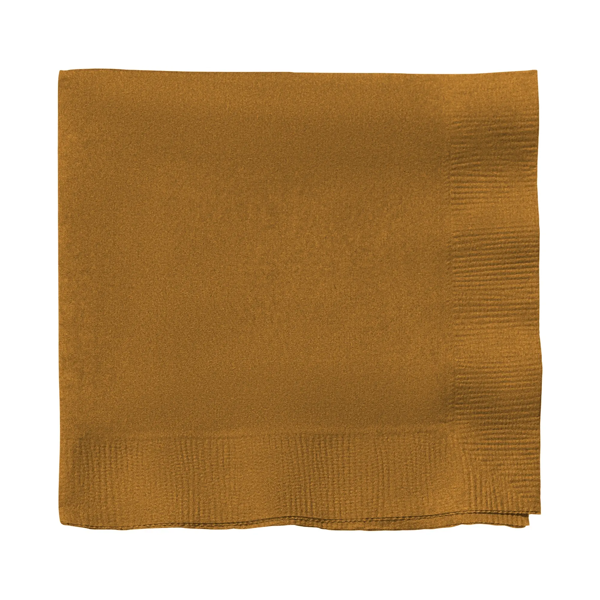 Glittering Gold Paper Beverage/Cocktail Napkins