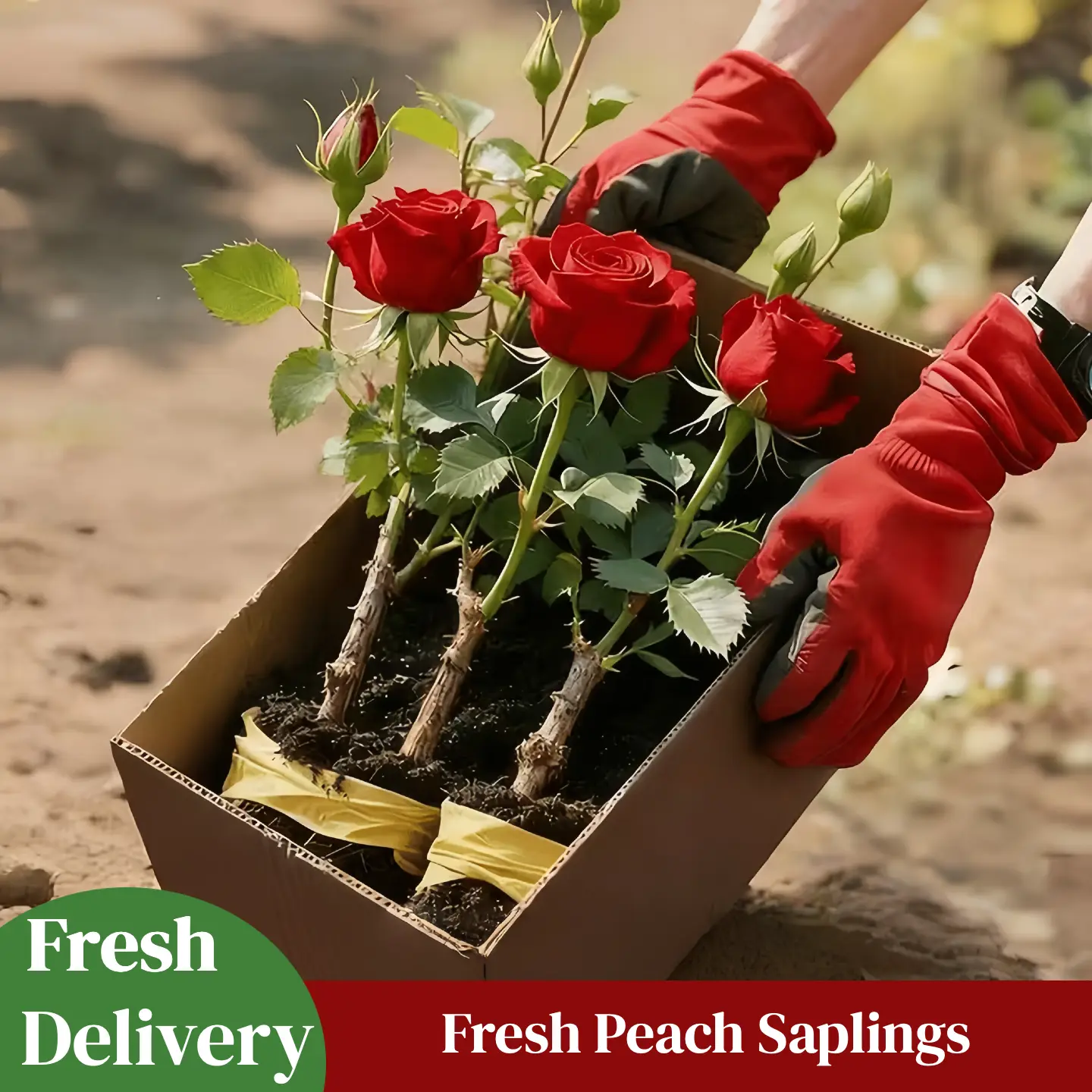 Live Rose Plant Seedling – Fragrant Flowering Rose Bush for Outdoor Garden & Yard – Easy to Grow Perennial Landscaping Plant, Vibrant Blooms for Patio, Lawn & Garden Decor Live Rose Plant Seedling – Fragrant Flowering Rose Bush for Outdoor Garden & Yard – Easy to Grow Perennial Landscaping Plant, Vibrant Blooms for Patio, Lawn & Garden Decor