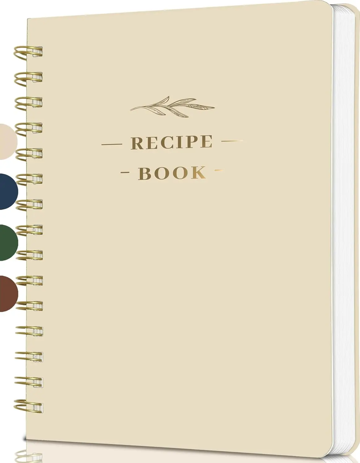 Perfect Blank Recipe Book-Recipe Book to Write in Your Own Recipes,Hardcover Personal Blank Recipe Book, Recipe Notebook Hold 144 Exclusive Formula Recipes (Oat)