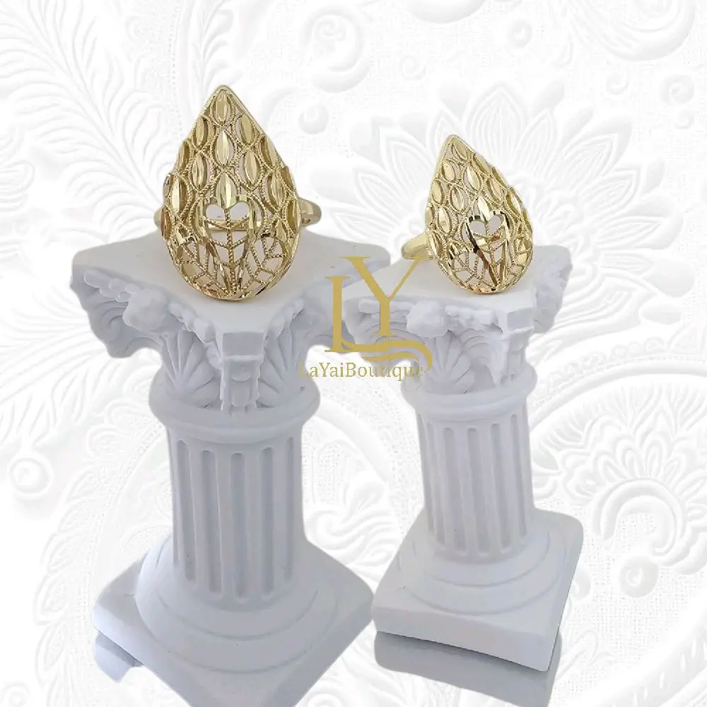 LaYaiBoutique #1185 high quality 14k gold plated ring