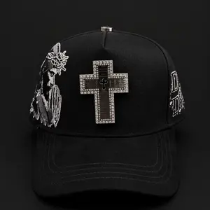 Dios por delante BLK silver