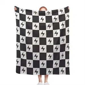 [300GSM][Feather Yarn Checkered Blanket] Reversible Ultra-Soft Feather Yarn Checkered Blanket- Breathable& Comfortable for All Seasons- Perfect for Travel, Home Decor& Outdoor Camping