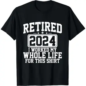 100 Percent Cotton Retirement Celebration T Shirt For Dedicated Achievers