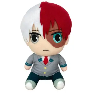 My Hero Academia S2 - Shoto Todoroki Seifuku Sitting Plush 7"H