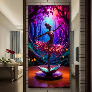 5D Diamond Arts Colorful Painting Kit, DIY Decorative Art Painting Kit without Frame, Wall Art Decor for Home Living Room Bedroom