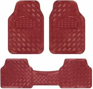 BDK 3-Piece All-Weather Universal Fit Front & Rear Floor Mats for Cars Trucks…