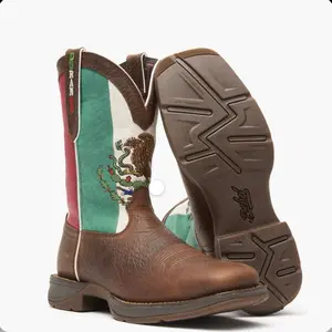 REBEL BY DURANGO MEXICO FLAG WESTERN BOOT