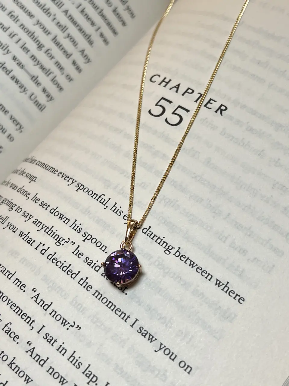 Book Boyfriend Necklace
