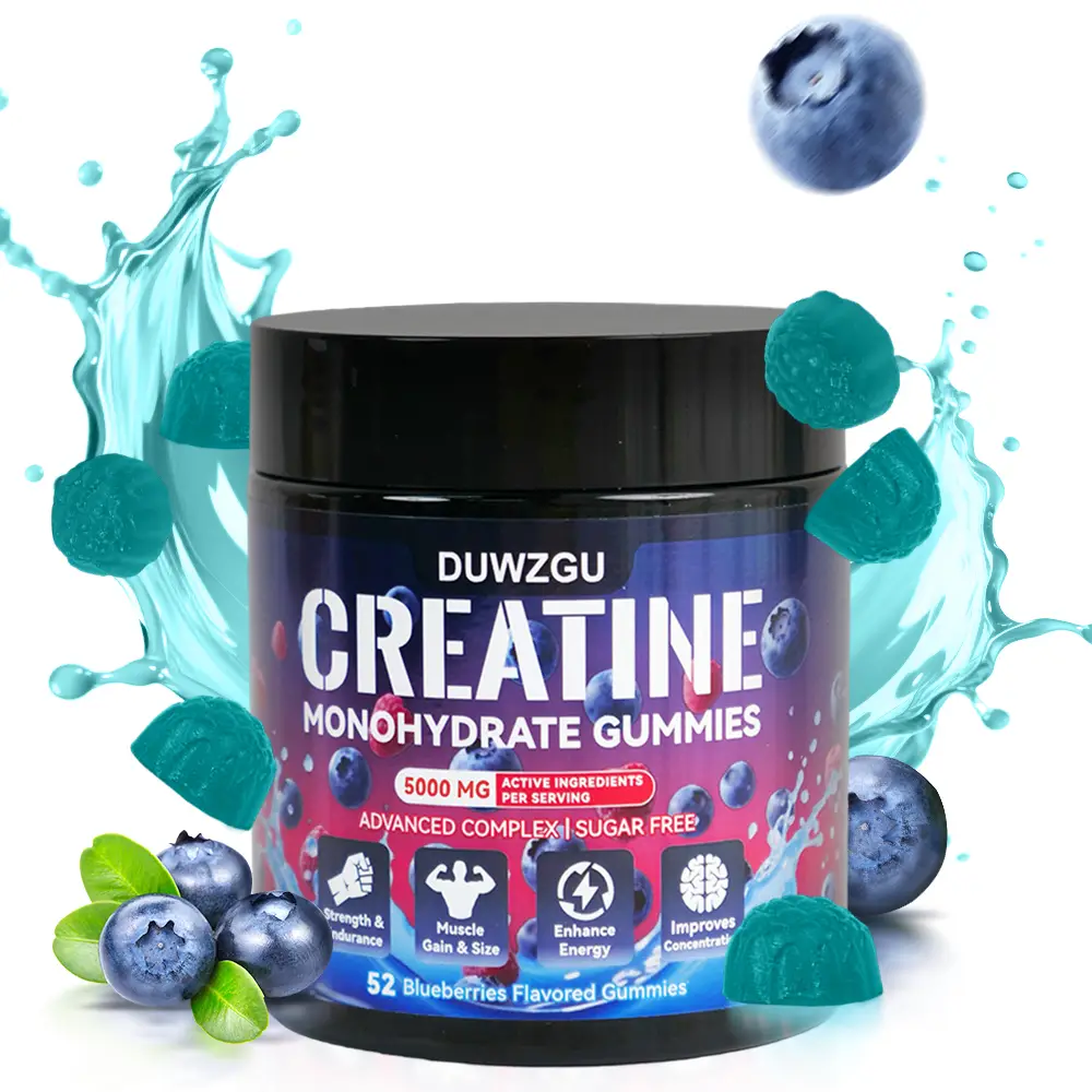 Creatine Gummies Creatine Monohydrate L-Carnitine for Gain, More Strength and Faster Recovery