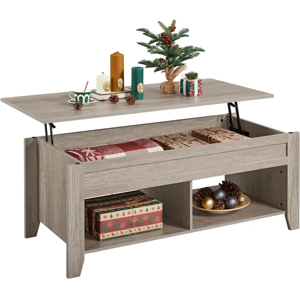 39.5″ L Gray-2 Open Shelves