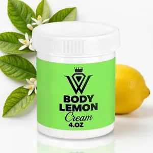 DEKALE LEMON BODY CREAM for Brightening & Hydration | Moisturizing Glow Cream SIZE 4oz