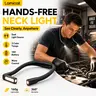 Lamicall Multifunctional Adjustable USB LED Neck Lamp - 1W/2.5W, 3 Color Temps, Dual-Light Source, 1800mAh Long Battery, USB-C Rechargeable Lighting, ABS+Silicone, Precise Focus, 160g Portable Camping Gear for Hiking, Reading techvibes