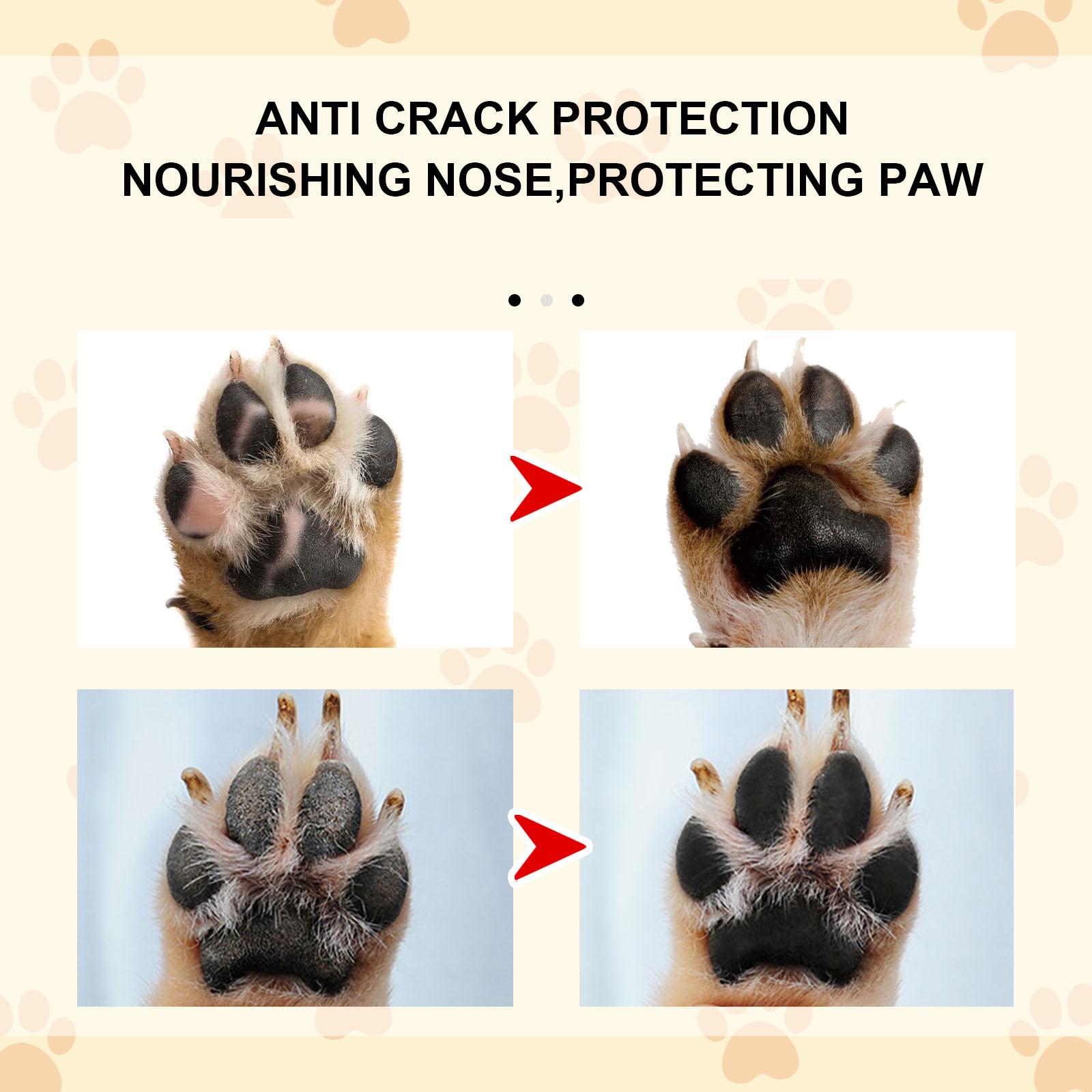 Pet Moisturizing Paw Care Cream, Cats And Dogs Universal Moisturizing Feet Soles Meat Pad Cracked Care Cream