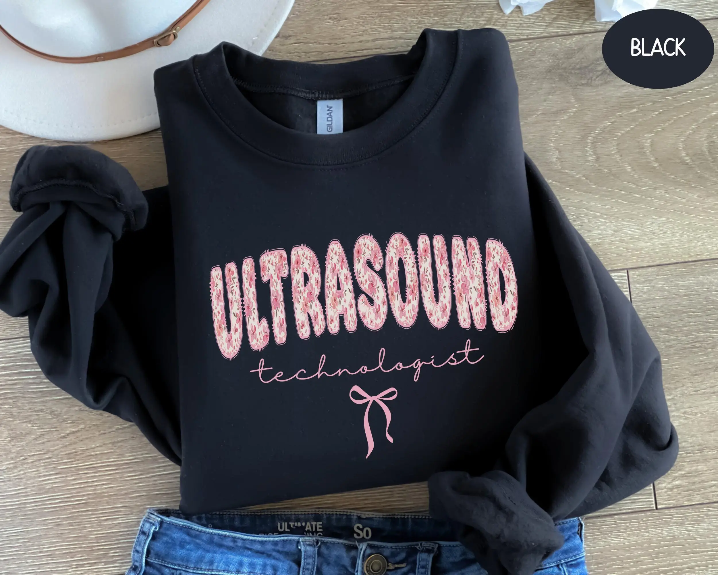 Ultrasound Technologist Sweatshirt Ultrasound Tech  Sonographer Sweater Sonography Crewneck Radiology Student Grad