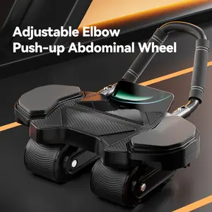 Ab Roller Wheel for Ab Workout – Ab Exercise Roller for Core Strength Training, Home Gym Fitness & Full Body Workout Ab Core Trainer Adjustable Ab Machine
