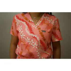 One Pocket Scrub Top - Liko Lehua Mana