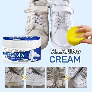 Shoe Cleaner Paste, Whitening, Stain Removal, Spot Remover, Shoe Cleaning Tool, Oxidation Cleaner, No Wash Needed, Sneaker Stain Remover