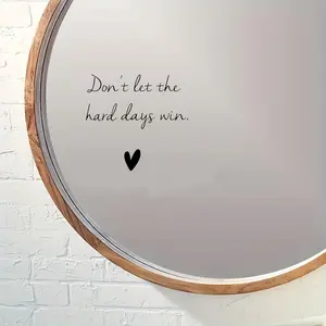 Home Decor Sticker, Inspirational Quote, Mirror Sticker, Door Sticker, Bumper Sticker, Car Window Decal, Vinyl Sticker for Home Decoration