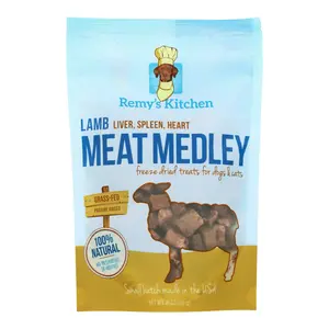 Remy's Kitchen Lamb Meat Medley Freeze dried Treats for Dogs and Cats 3 oz