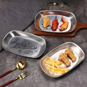 Home Party Essential Iron Multi-Functional Tray, Home Baking BBQ Plate, Fruit Snack Dish, Living Room Fruit Bowl, Table Decor