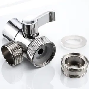 Multi-Function Quick Connect Faucet Adapter Leakproof Water Switch Valve for Washing Machine Shower Garden Hose Dual Outlet Mode Universal Fit Kitchen Bathroom Outdoor