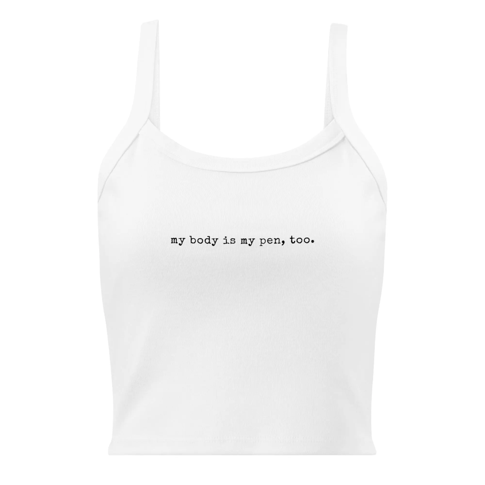 My Body Ribbed Tank