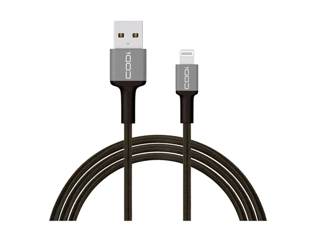 Codi 6' Braided Nylon USB-A to MFI Lightning Charge & Sync Cable A01070 Codi 6' Braided Nylon USB-A to MFI Lightning Charge & Sync Cable A01070