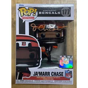 Jamar Chase Autographed Bengals Funko Pop With Beckett COA
