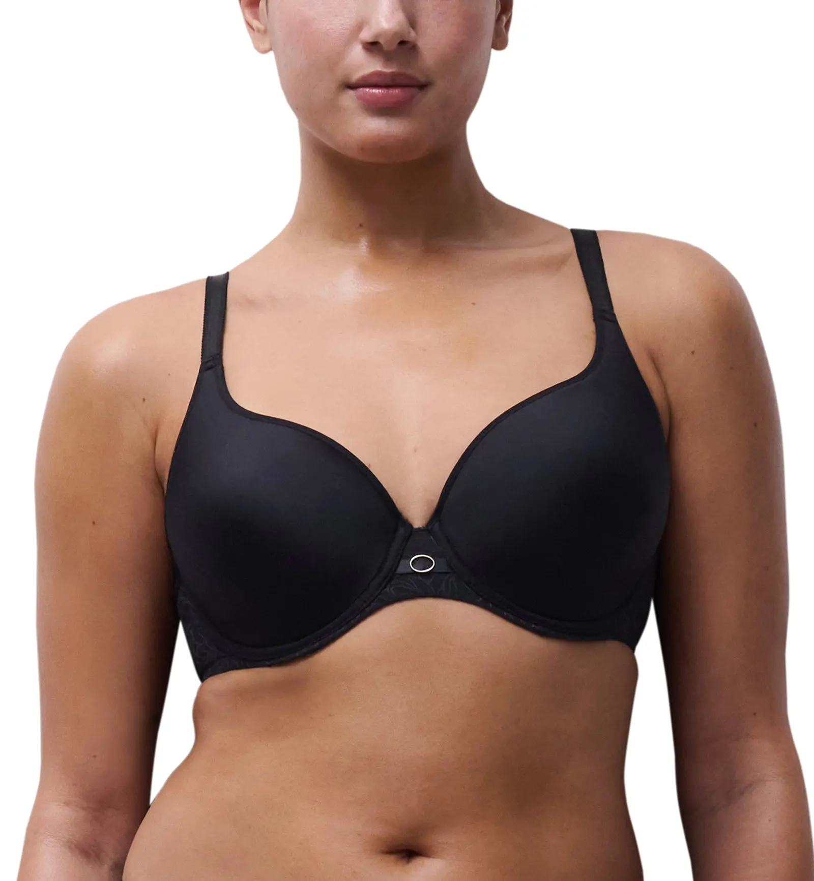 Chantelle Belle Sexy Solution Plunge Underwire Bra (C10INE) - Black
