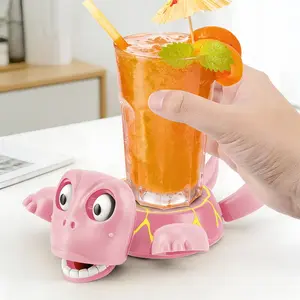 Pop-Up Screaming Turtle Coaster, Fun Stress Relief Desktop Toy & Creative Gift for Home & Office