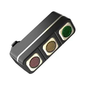 Cycling Taillight: Bicycle Red/Green Light - Smart Brake-Sensing Rear Light with Long Battery Life - Rechargeable Safety Warning Light for Children's Bikes