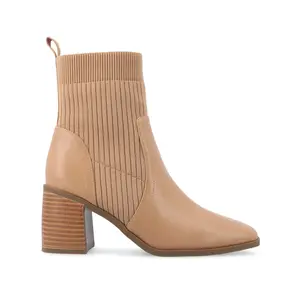 HARLOWE CHELSEA BOOTIES IN VEGAN LEATHER - Tan